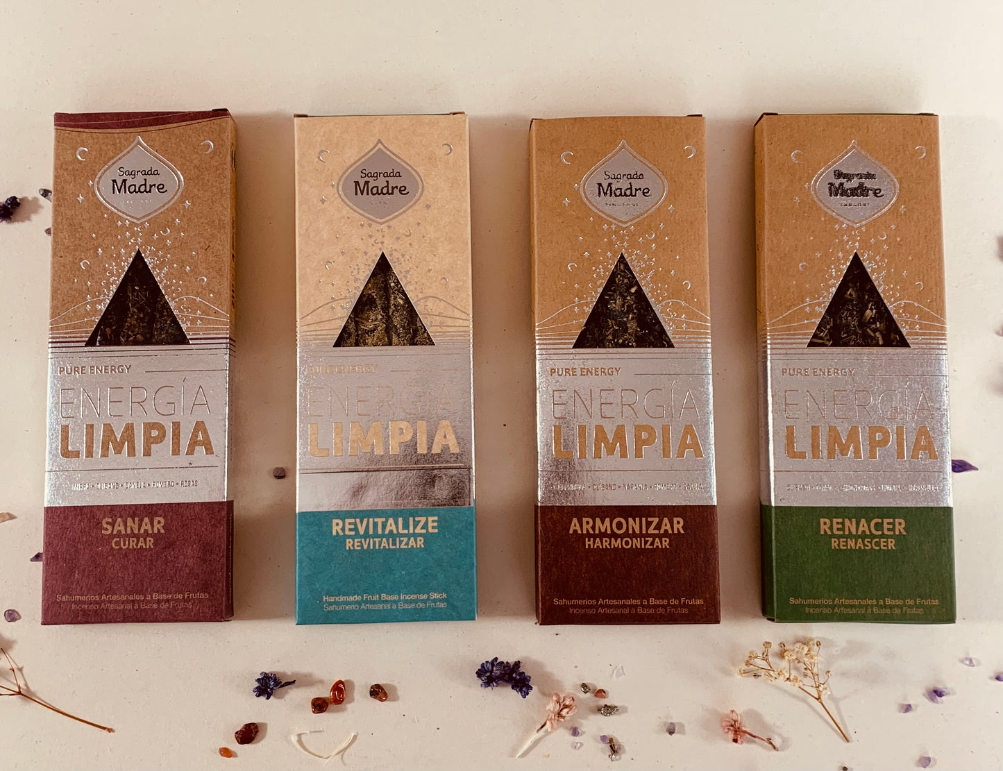 Inciensos Artesanales Colección: Energía Limpia