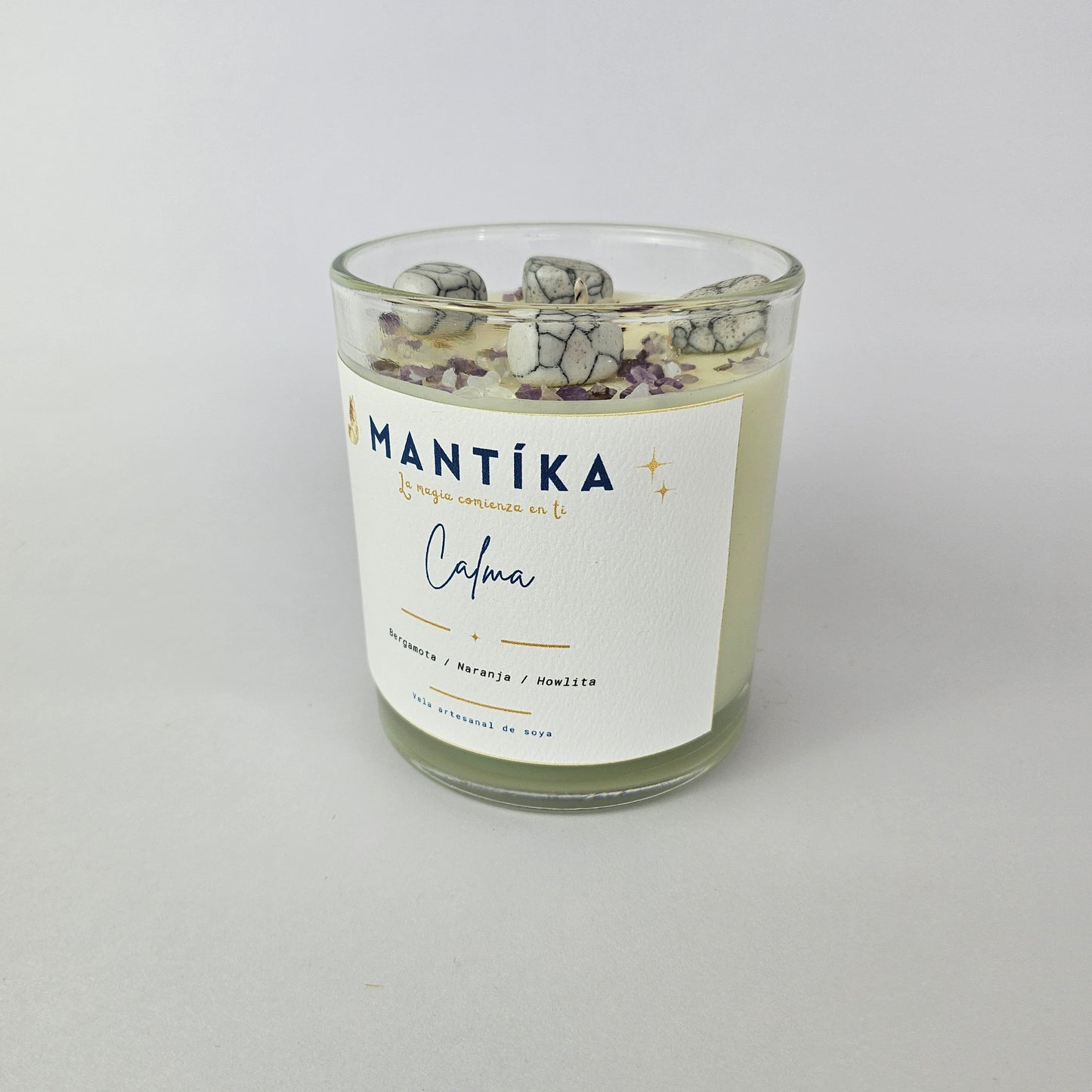 Calma , Vela artesanal de soya de 427 ml