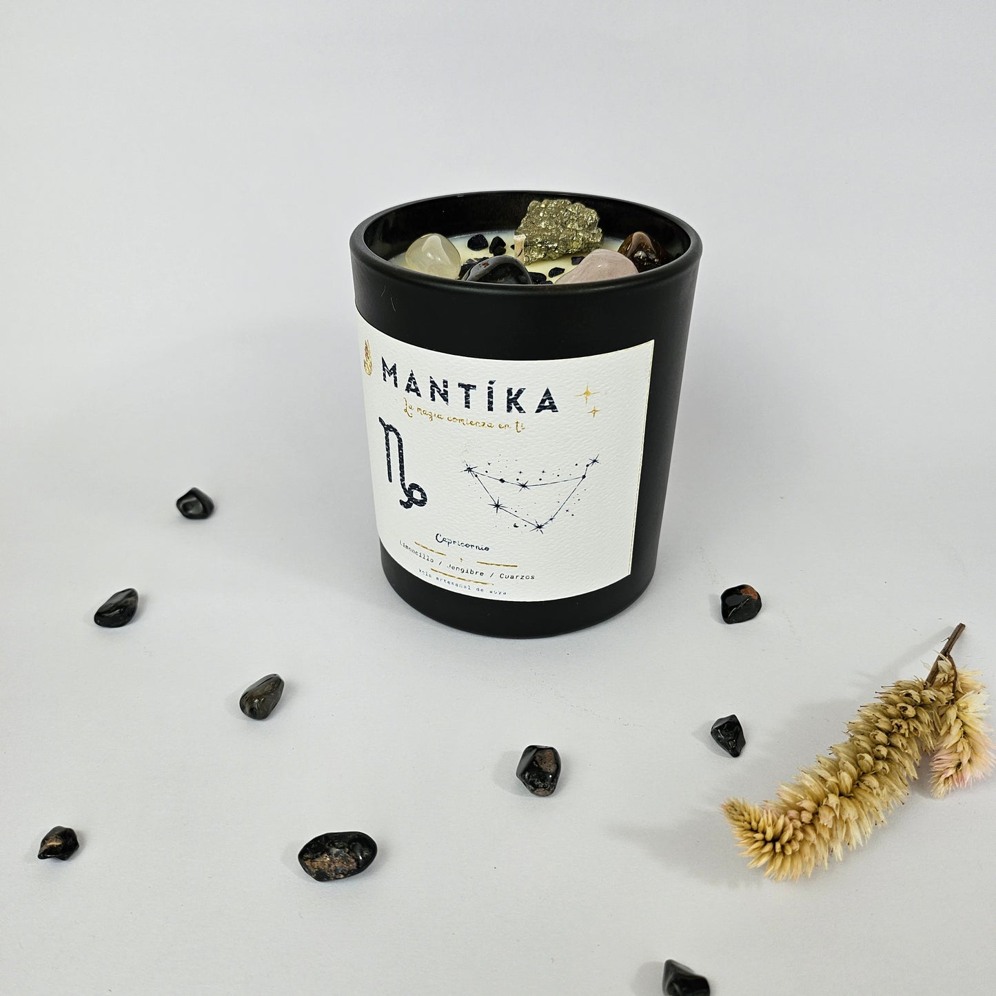 Capricornio - Vela artesanal de Soya 427 ml