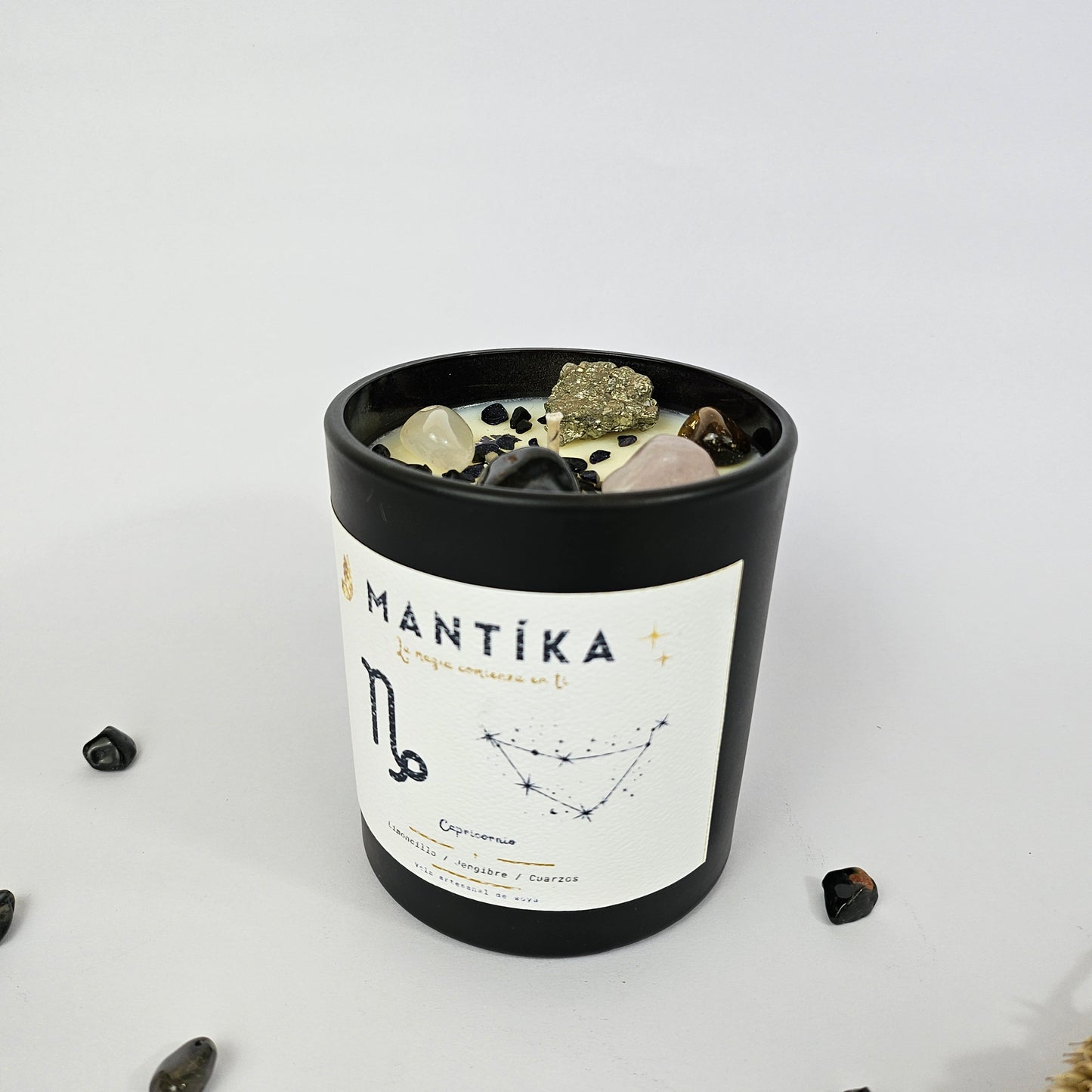 Capricornio - Vela artesanal de Soya 427 ml