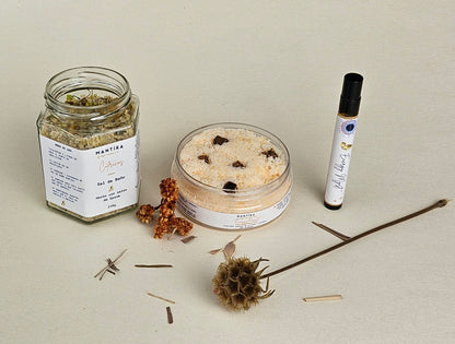 Kit Energy Boost con Sal de Epsom + Exfoliante + Myst