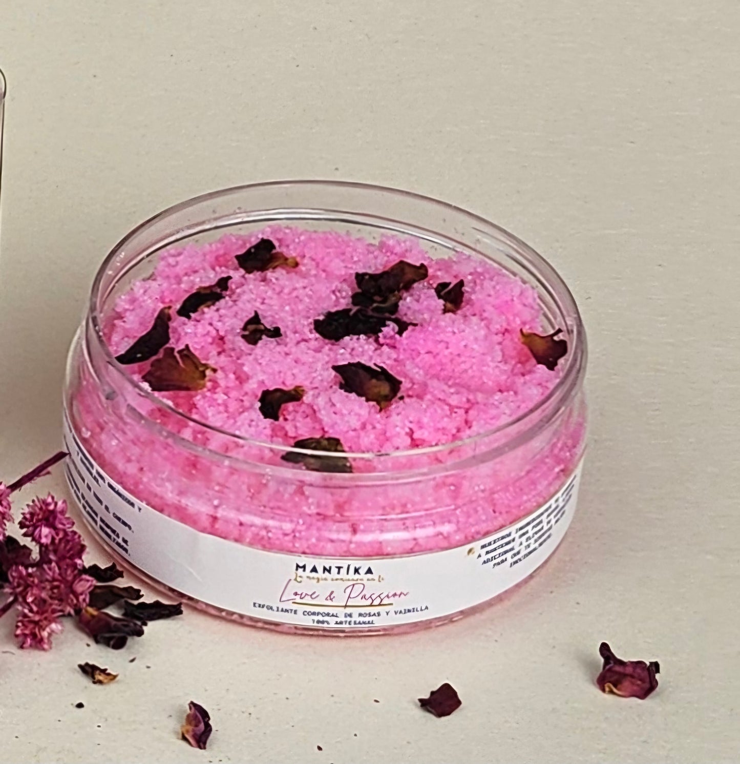 Kit Sal de Epsom de Rosas+ Exfoliante Love and Passion + Myst
