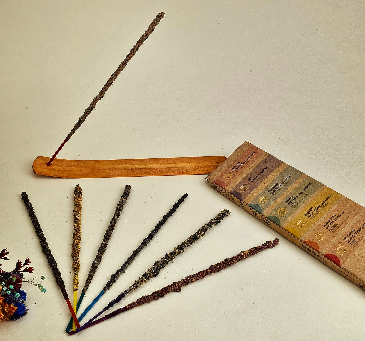 Inciensos Artesanales Colección: 7 Chakras