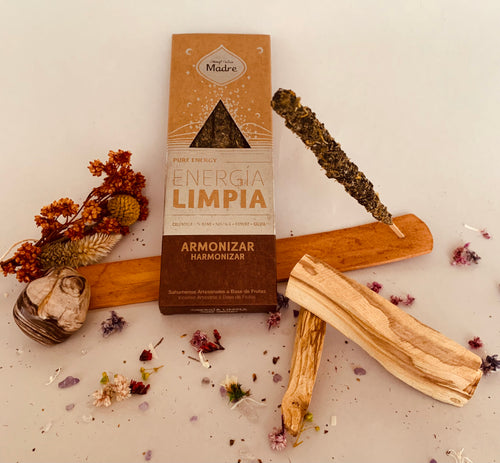 Mini Kit inciensos para armonizar, Palo santo y Jasper Cebra