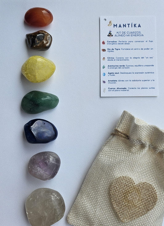 Alíneo mi energía - Kit de Cuarzos