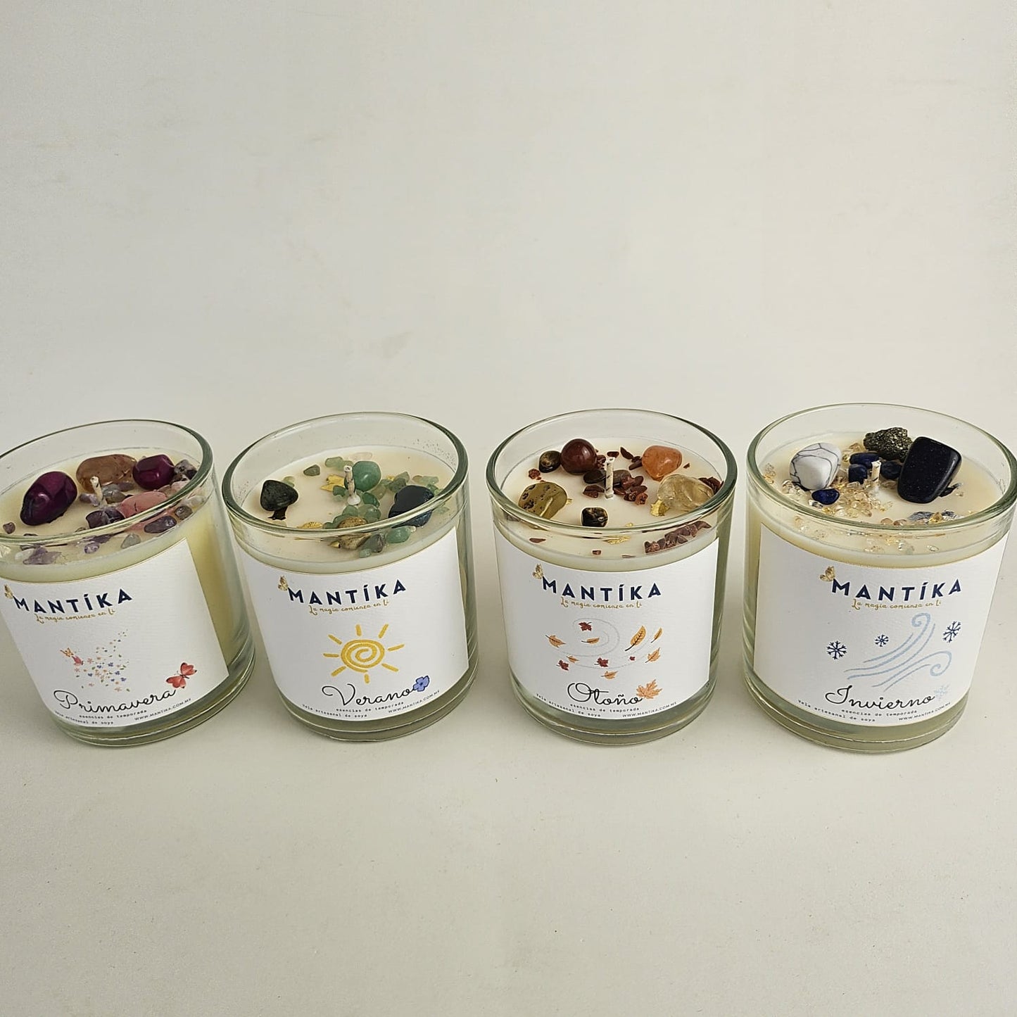 Set de Velas "Las 4 estaciones"