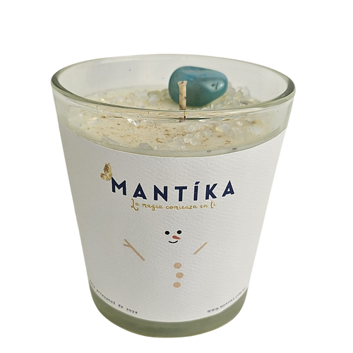 Vela Snowman, aromática y navideña, 350 ml