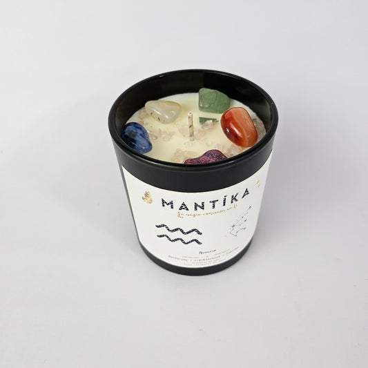 Acuario - Vela artesanal de Soya 427 ml